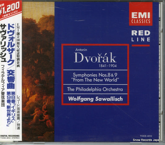 SAWALLISCH, WOLFGANG dvorak; symphonies nos.8 & 9 "from the new world" TOCE-4012