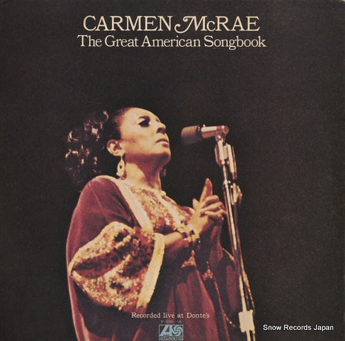 MCRAE, CARMEN the great american songbook P-5100-1A