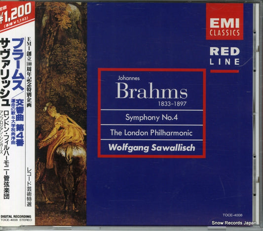 SAWALLISCH, WOLFGANG brahms; symphony no.4 TOCE-4008