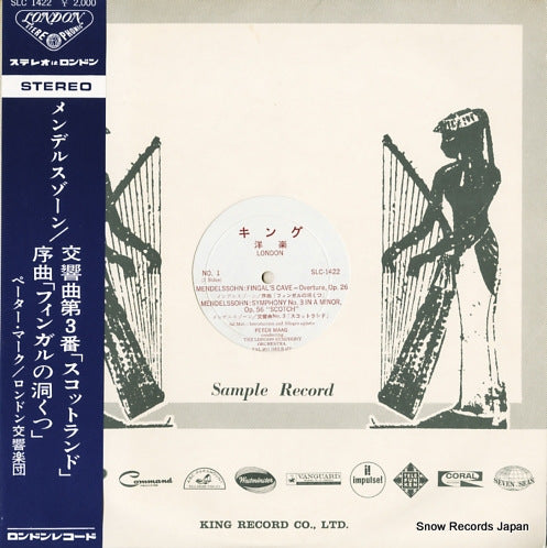 MAAG, PETER mendelssohn; fingal's cave/symphony no.3 "scotch" SLC1422
