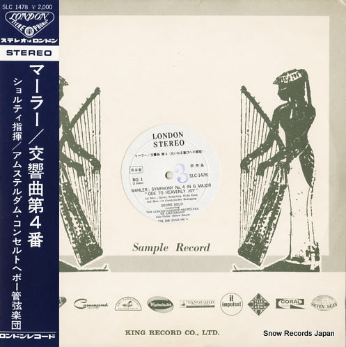 SOLTI, GEORG mahler; symphony no.4 "ode to heavenly joy" SLC1478