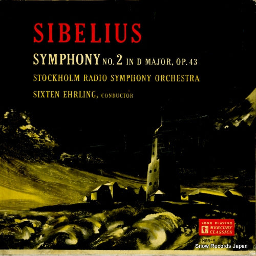 EHRLING, SIXTEN sibelius; symphony no.2 in d major MGB-5