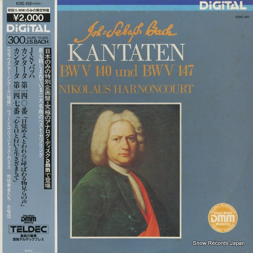 HARNONCOURT, NIKOLAUS bach; kantaten bwv 140 und bwv 147 K20C-430