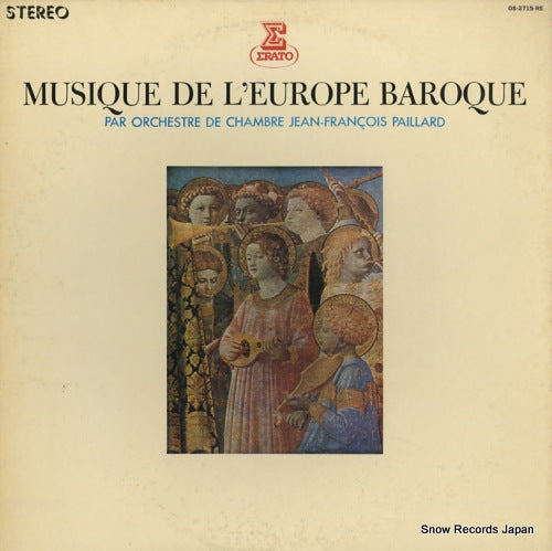 PAILLARD, JEAN-FRANCOIS musique de l'europe baroque OS-2715-RE