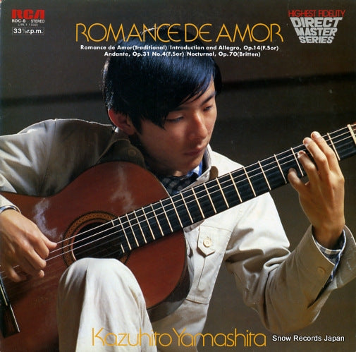 YAMASHITA, KAZUHITO direct to disc "romance de amor" RDC-8