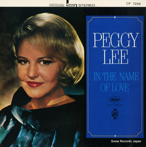 LEE, PEGGY in the name of love CP7266