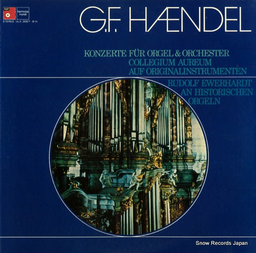 EWERHARDT, RUDOLF haendel; orgelkonzerte teil1 ULX-3067