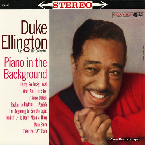 ELLINGTON, DUKE, AND HIS ORCHESTRA piano in the background YS-195