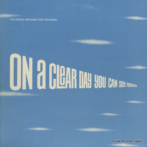 ORIGINAL BROADWAY CAST on a clear day you can see forever LSOD-2006