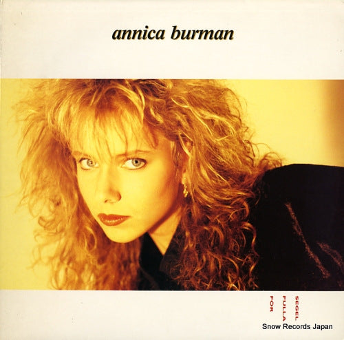 BURMAN, ANNICA for fulla segel GAPLP1