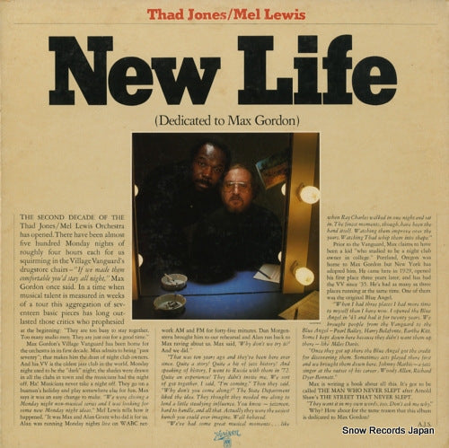 JONES, THAD / MEL LEWIS new life (dedicated to max gordon) SP707