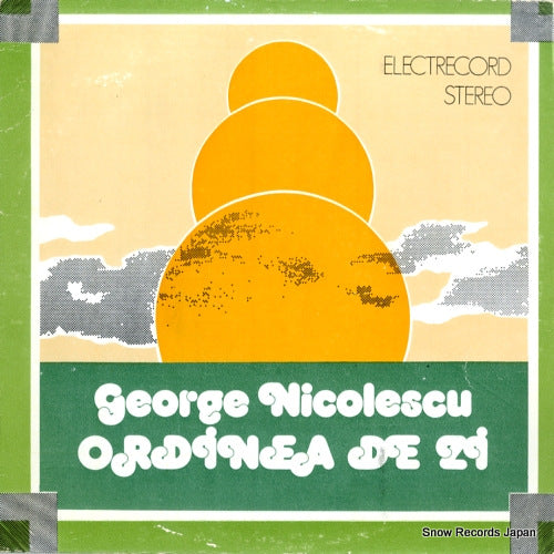 NICOLESCU, GEORGE ordinea de zi ST-EDE02375