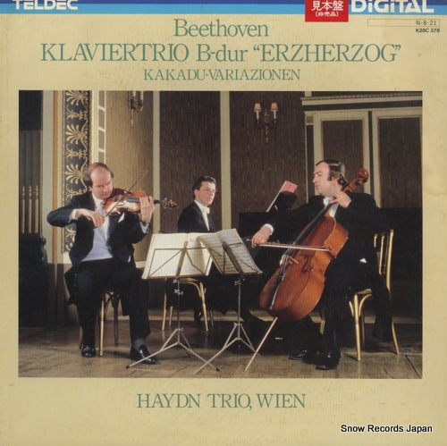 HAYDN TRIO, WIEN beethoven; klaviertrio b-dur "erzherzog" K28C378