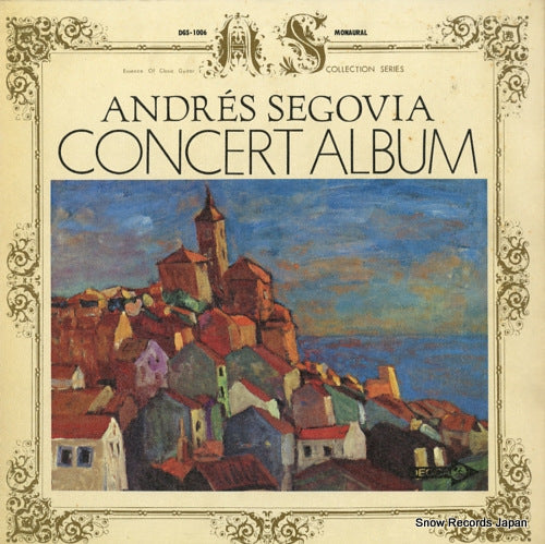 SEGOVIA, ANDRES concert album DGS-1006