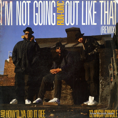 RUN DMC i'm not going out like that PRO-7224