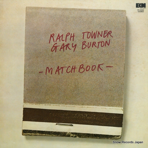 TOWNER, RALPH, AND GARY BURTON match book PA-6056
