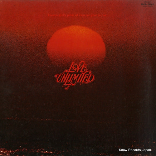 LOVE UNLIMITED from a girl's point of view we give to you... MCA-6043