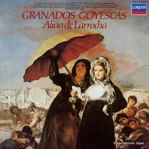 LARROCHA, ALICIA DE granados; goyescas L15C-2208