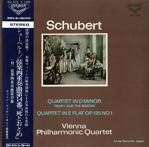 VIENNA PHILHARMONIC QUARTET schubert; quartet in d minor "death and the maiden" SLC1371
