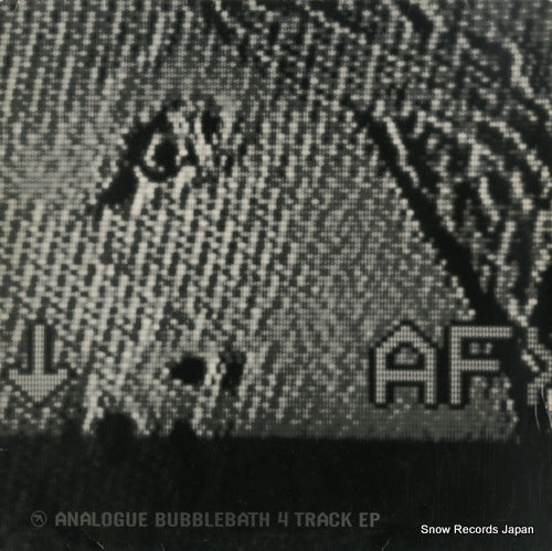 AFX analogue bubblebath 4 track ep CAT019EP