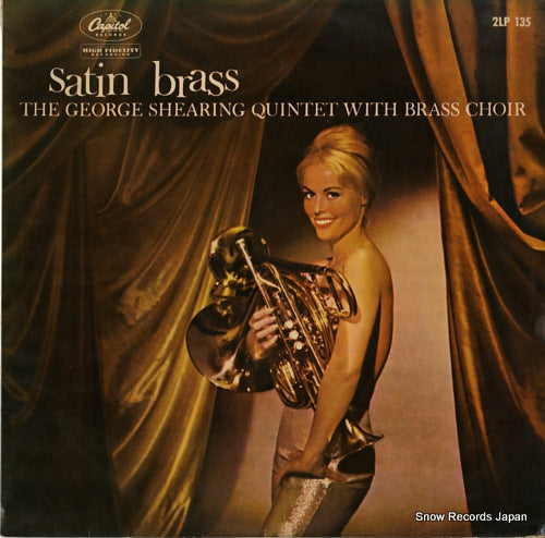 SHEARING, GEORGE, QUINTET, THE, AND BRASS CHOIR satin brass 2LP135