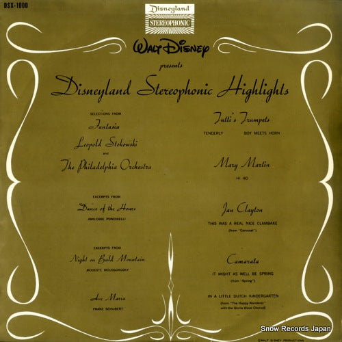STOKOWSKI, LEOPOLD disneyland stereophonic highlights DSX-1000