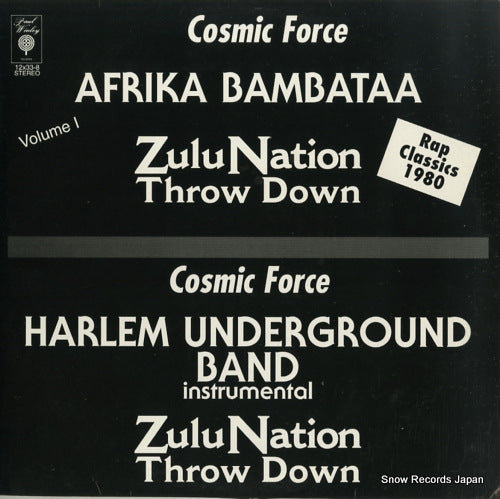 AFRIKA BAMBAATAA zulu nation throw down 12X33-8