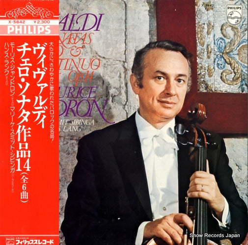 V/A vivaldi; 6 sonatas for cello and continuo op.14 X-5642