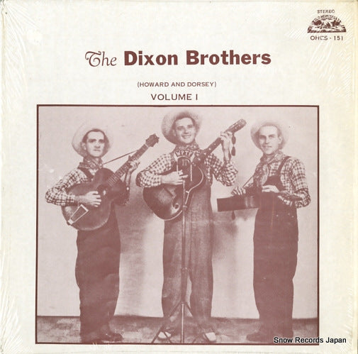 DIXON BROTHERS, THE volume 1 OHCS-151