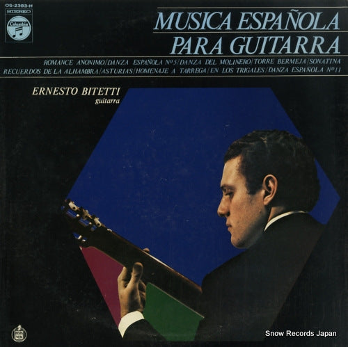 BITETTI, ERNESTO musica espanola para guitarra OS-2383-H