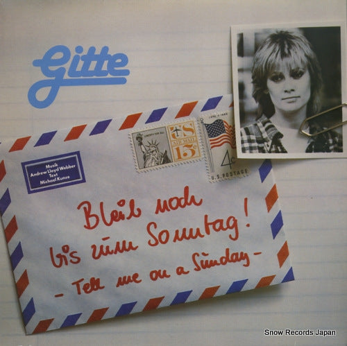 HAENNING, GITTE bleib noch bis zum sonntag! (tell me on a sunday) 0063.218
