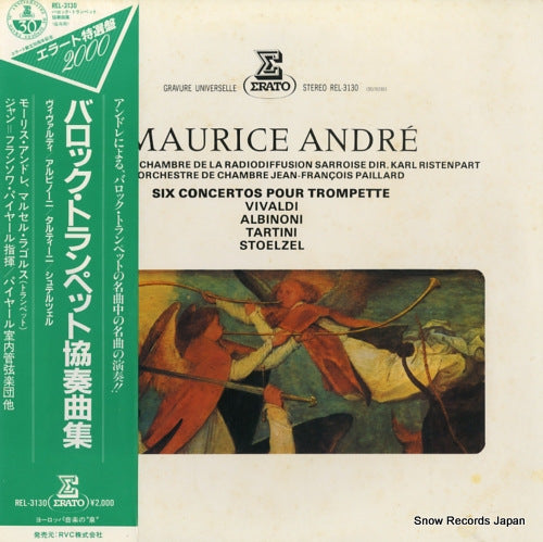 ANDRE, MAURICE six concertos pour trompette REL-3130