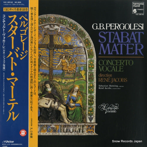 JACOBS, RENE pergolesi; stabat mater VIC-28142