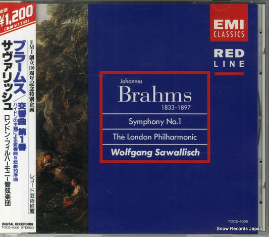 SAWALLISCH, WOLFGANG brahms; symphony no.1 TOCE-4006
