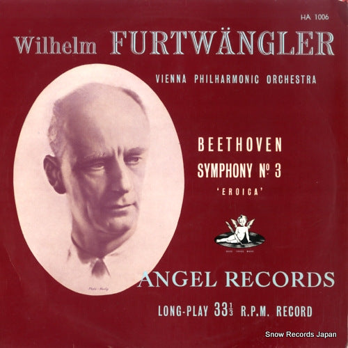 FURTWANGLER, WILHELM beethoven; symphony no.3 in e flat major,op.55 "eroica" HA1006