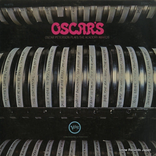 PETERSON, OSCAR oscar's - oscar peterson plays the academy awards V6-8775