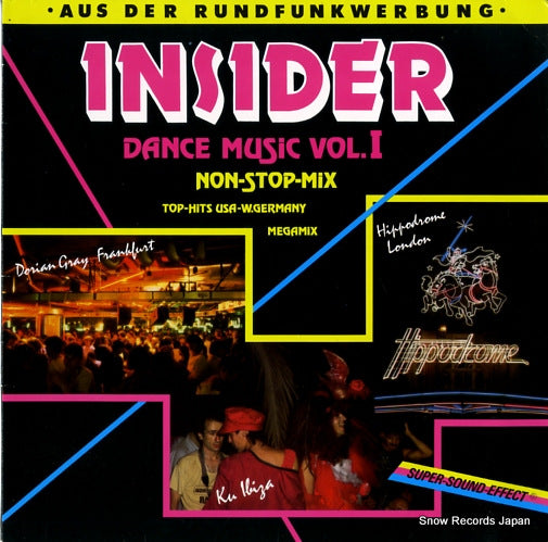 V/A insider dance music vol.1 08-5910