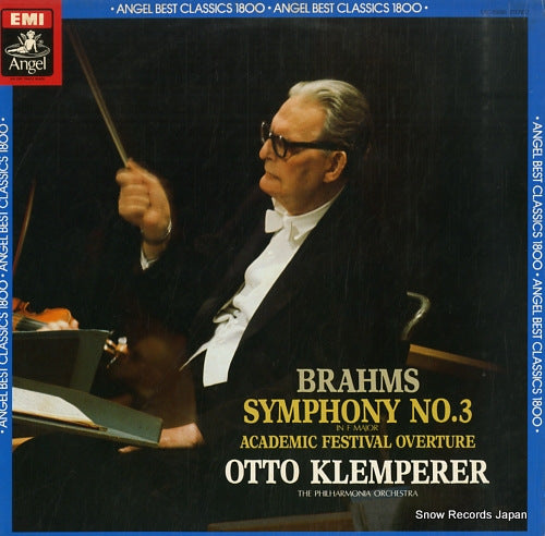 KLEMPERER, OTTO brahms; symphony no.3 / academic festival overture EAC-55086
