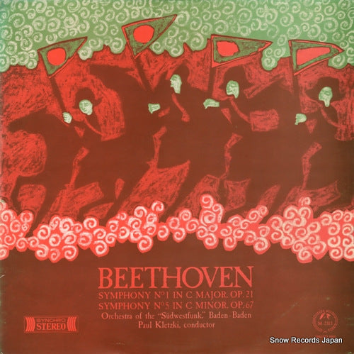 KLETZKI, PAUL beethoven; symphony no.1 & no.5 SMS-2313