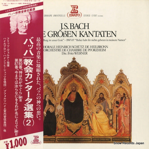 WERNER, FRITZ bach; die groben kantaten E-1067