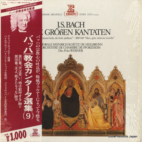 WERNER, FRITZ bach; die groben kantaten E-1074