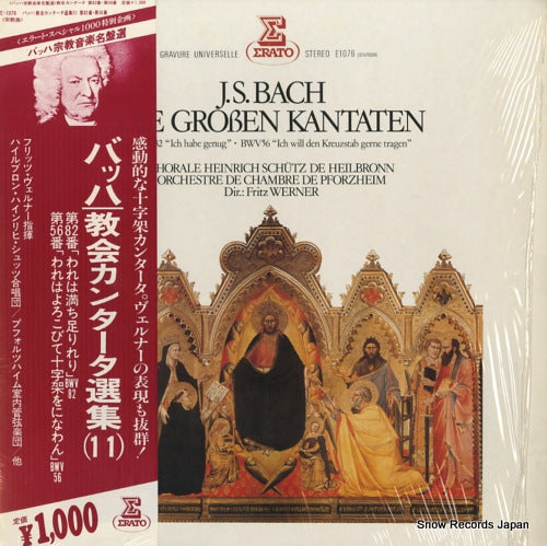 WERNER, FRITZ bach; die groben kantaten E-1076