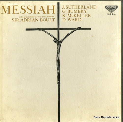 BOULT, ADRIAN handel; messiah SLX3-16