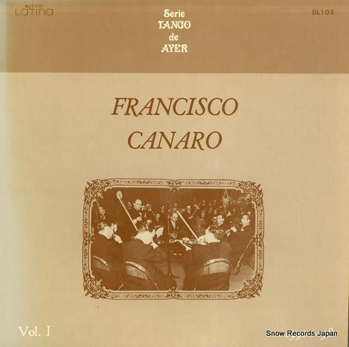 CANARO, FRANCISCO francisco canaro vol.1 DL103