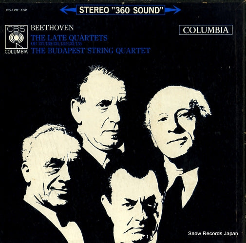 BUDAPEST STRING QUARTET, THE beethoven; the late quartets op.127/130/131/132/133/135 OS-128