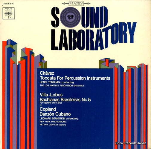 TEMIANKA, HENRI / LEONAED BERNSTEIN chavez; toccata 45CX-8-C