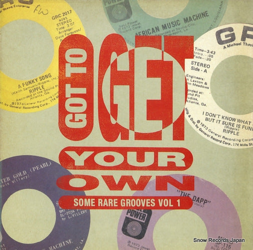 V/A got to get your own some rare grooves vol.1 CRM2032