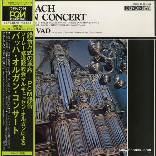 VAD, KNUD bach; organ concert OX-7048-ND
