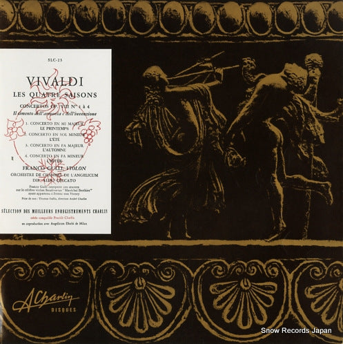 GULLI. FRANCO vivaldi; les quatre saisons SLC-23