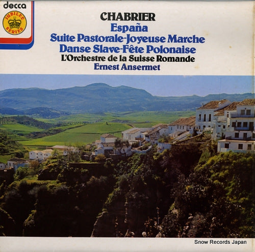 ANSERMET, ERNEST chabrier; espana/suite pastorale-joyeuse marche JB10